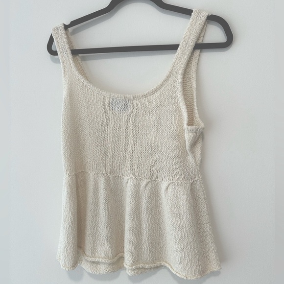 Old Navy Knit Peplum Top | M - Picture 2 of 4